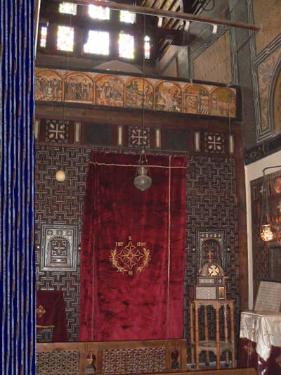 The church sanctuary 