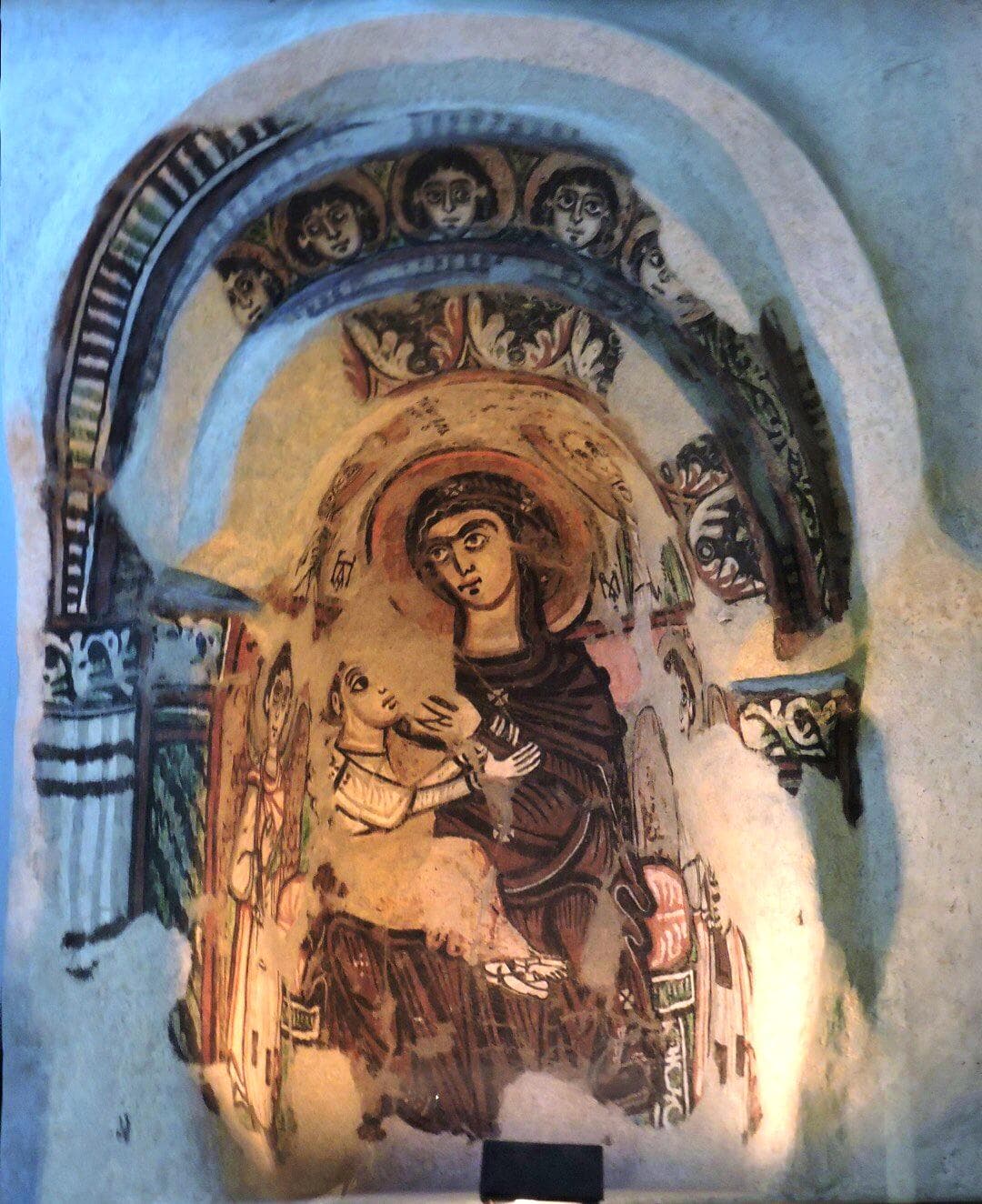 Decorated  niche of Virgin Mary 