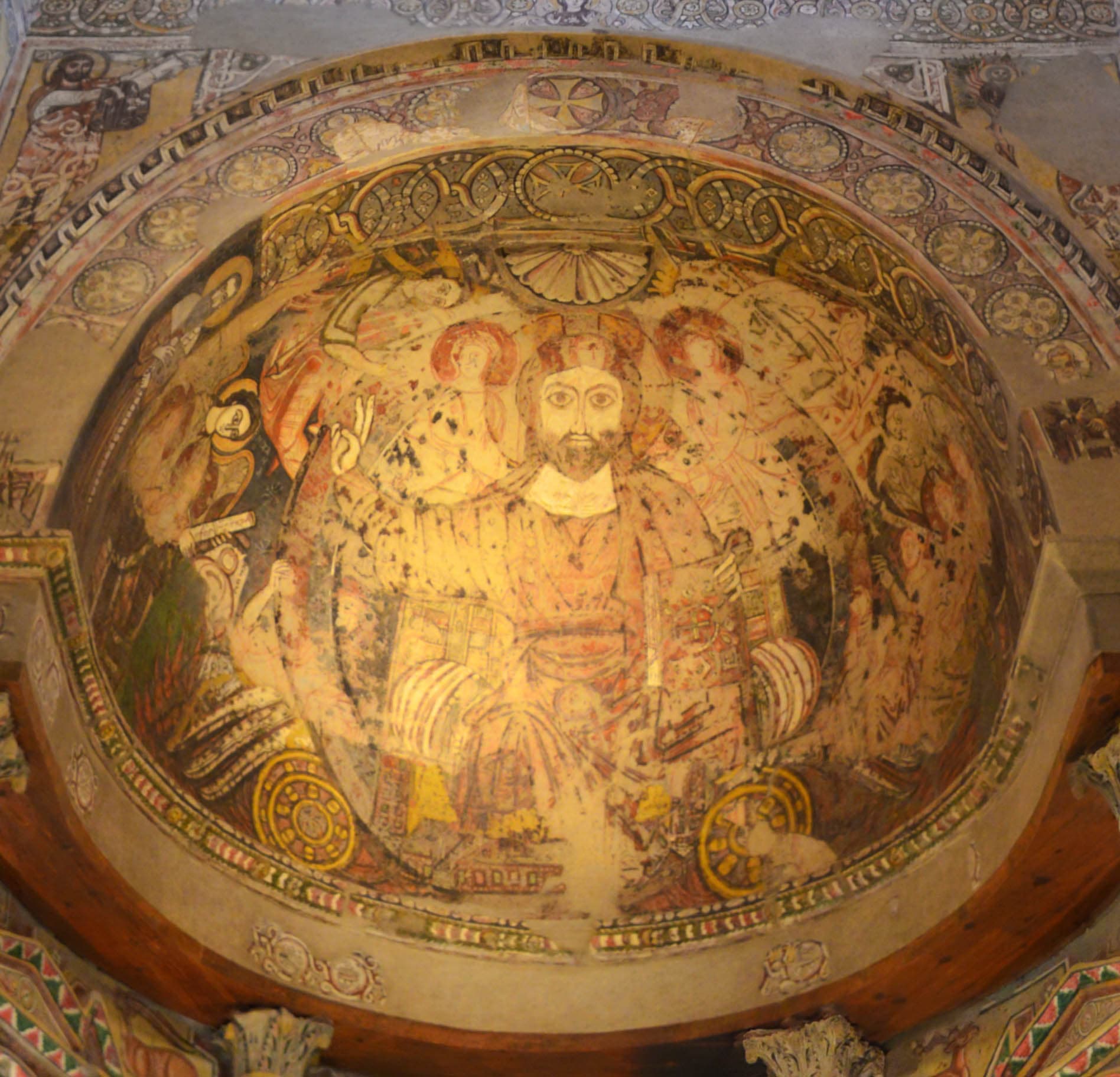 A mural depicting Jesus Christ