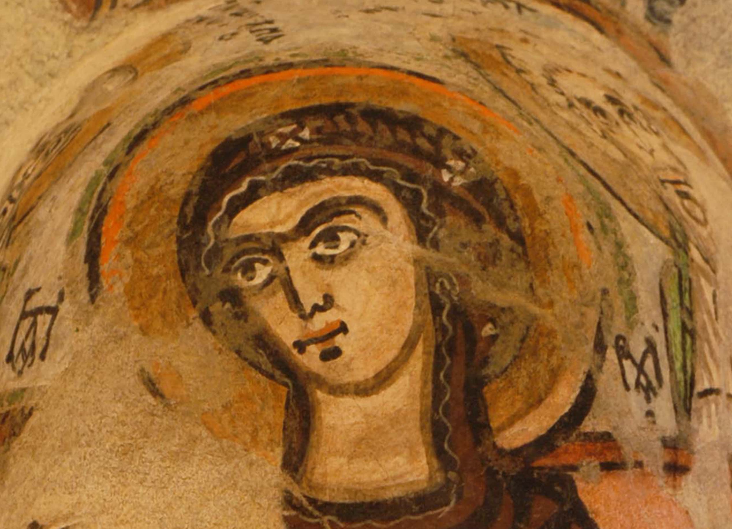 Facial features of Virgin Mary