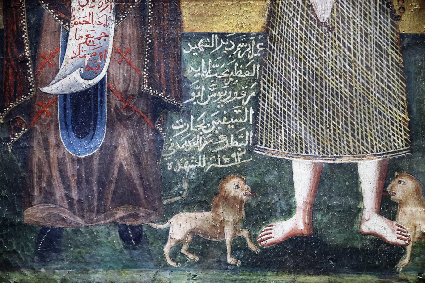 Details - Icon of Saint Antony and Saint Paul