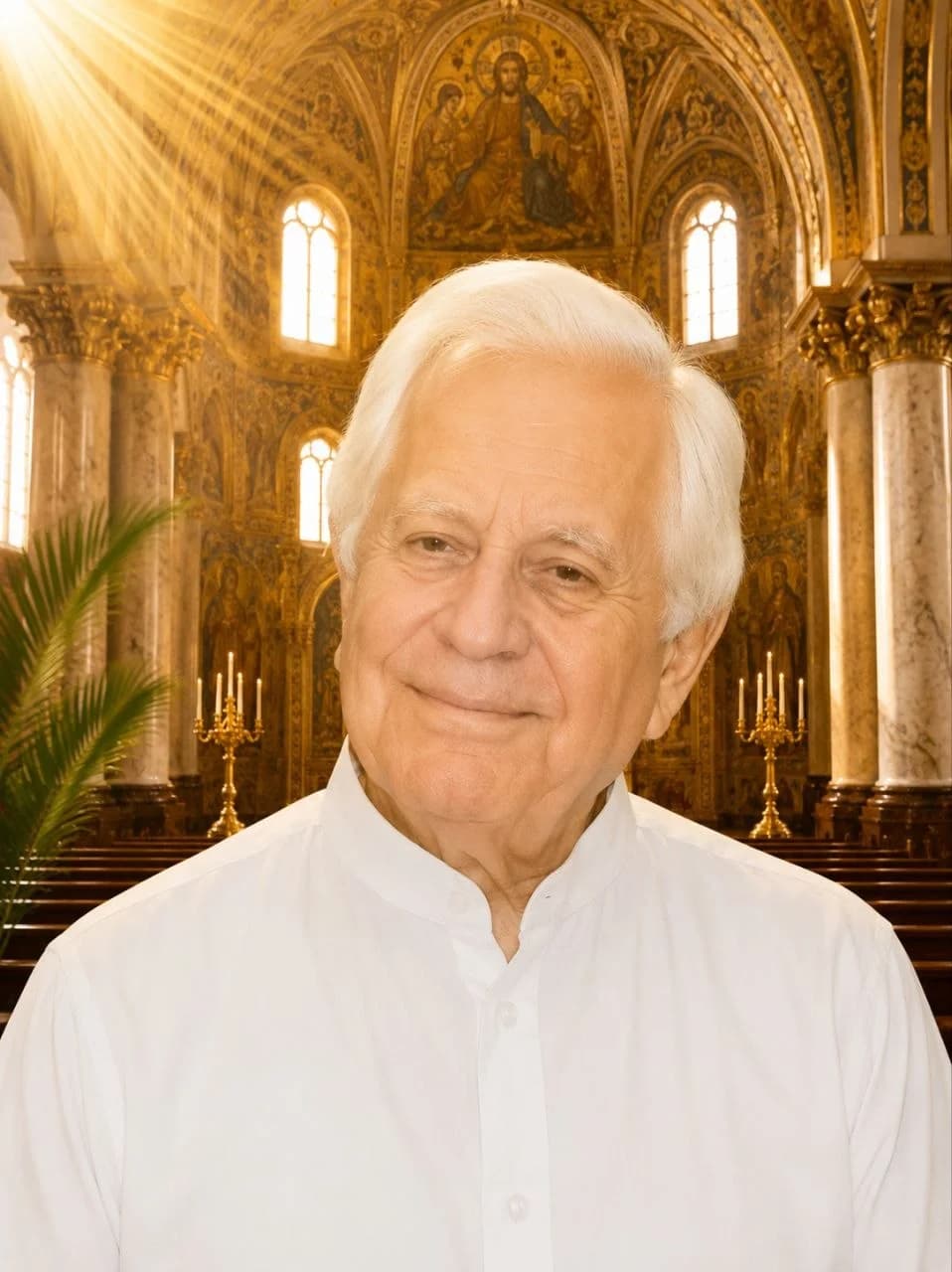 Portrait of Deacon Dr. Anwar Iskandar Hana