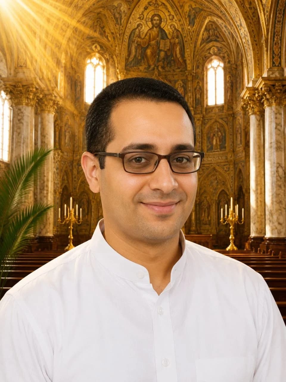 Portrait of Deacon Dr. Michael Nabil Ragab Iskandar