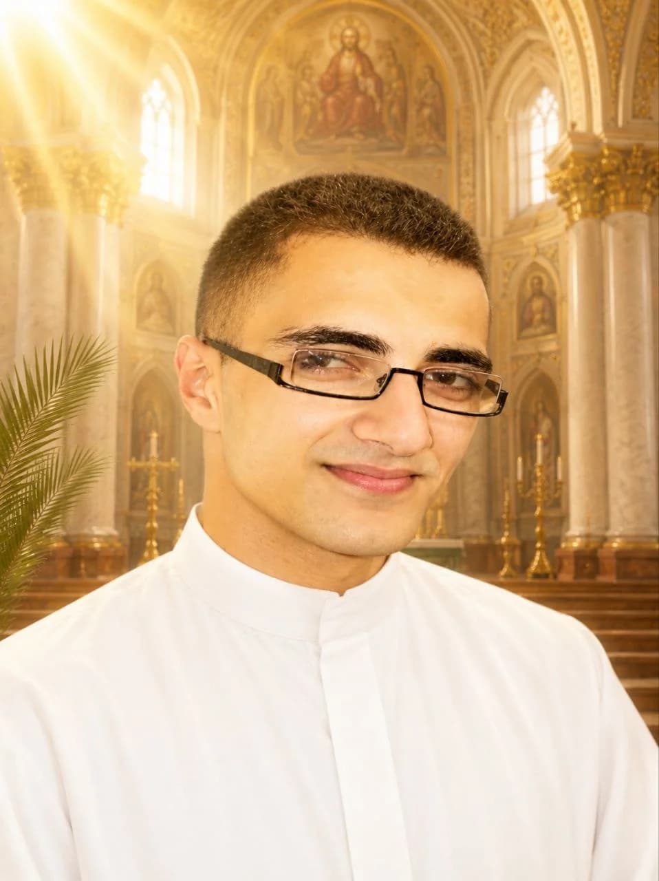 Portrait of Deacon Sulaiman Sulaiman Sulaiman al-Wardani