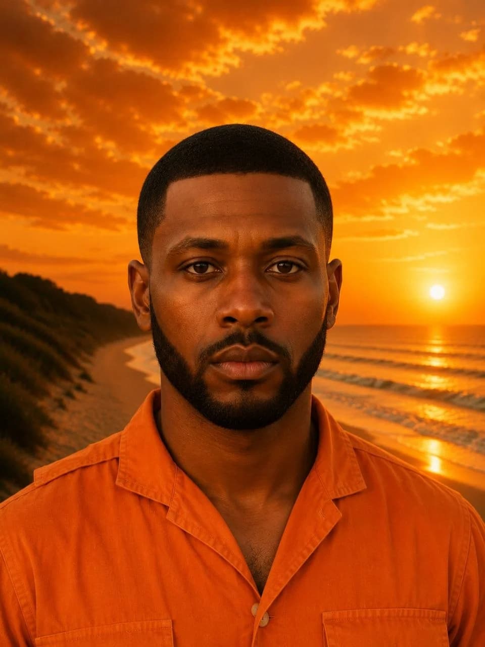 Portrait of Mathew Ayarijga